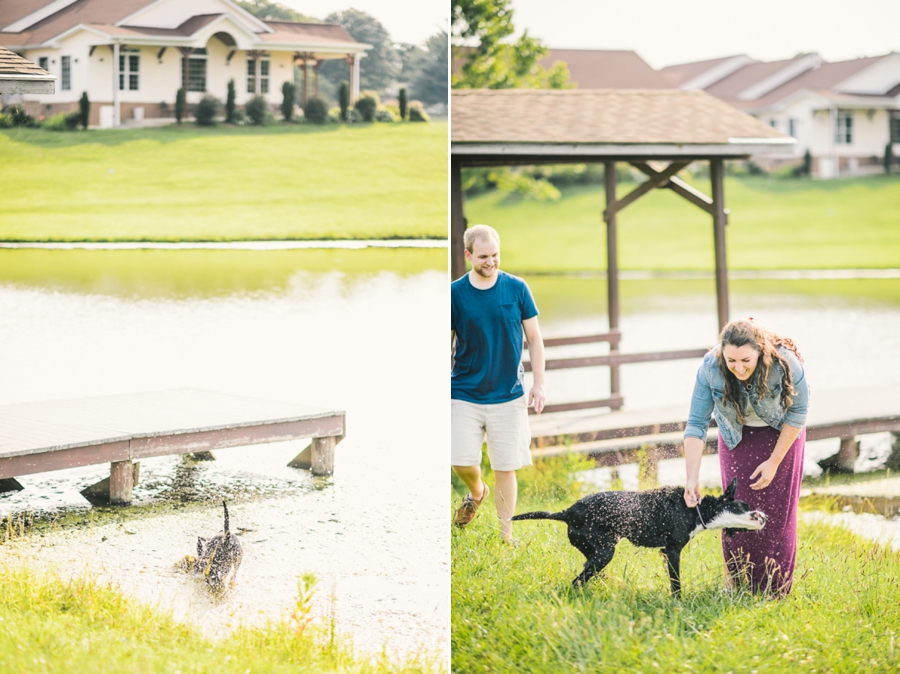 Taylor & Jess | Molon Lave Vineyards + Fauquier Springs Country Club, Warrenton, VA Engagement Photographer