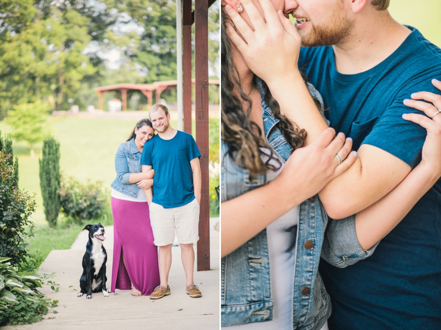 Taylor & Jess | Molon Lave Vineyards + Fauquier Springs Country Club, Warrenton, VA Engagement Photographer
