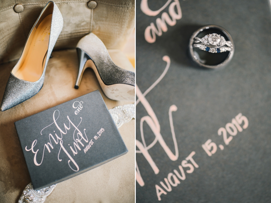 James & Emily | Navy and Coral Potomac Point Winery, Virginia Wedding Photographer