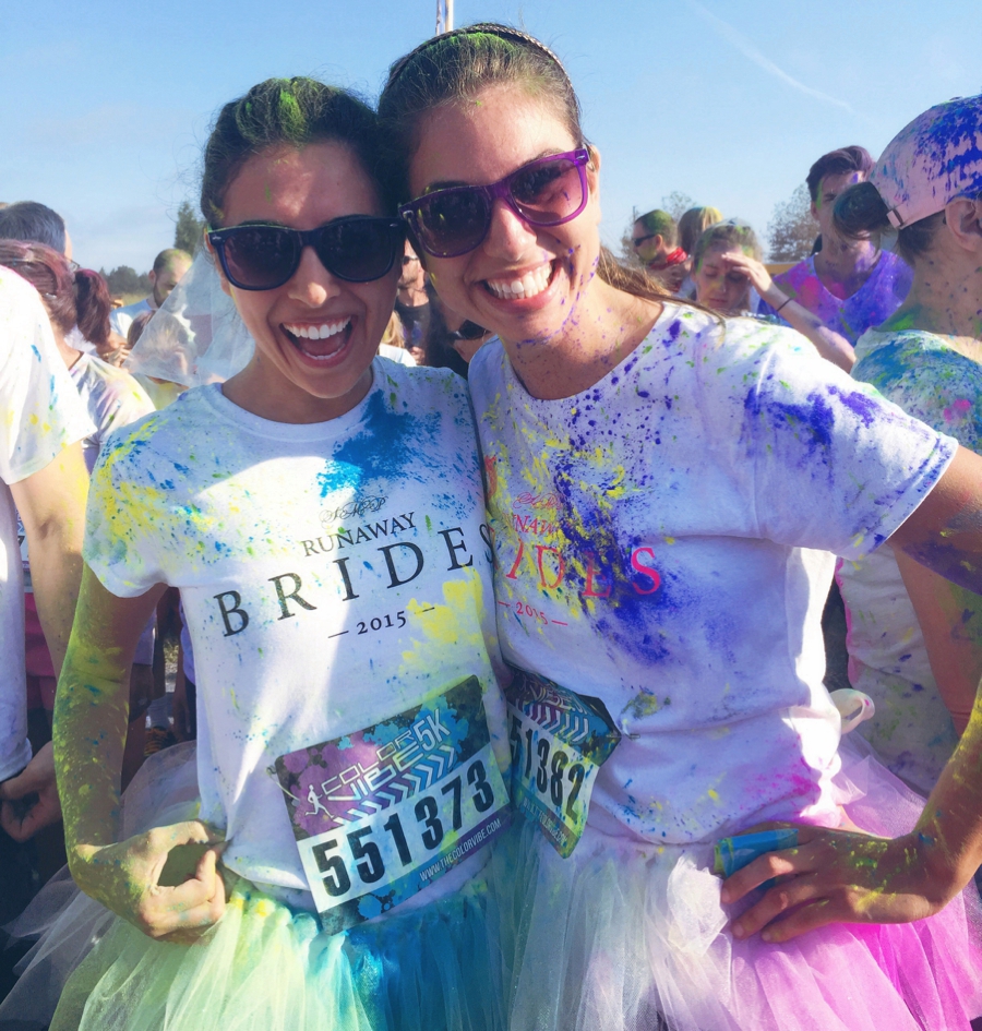 SMP Runaway Brides 5k Color Vibe Run!