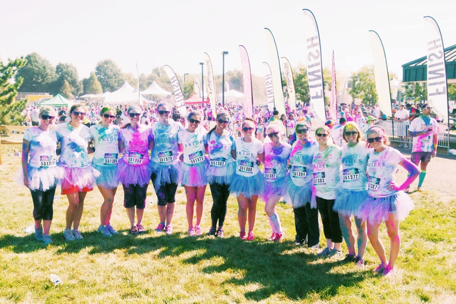 SMP Runaway Brides 5k Color Vibe Run!