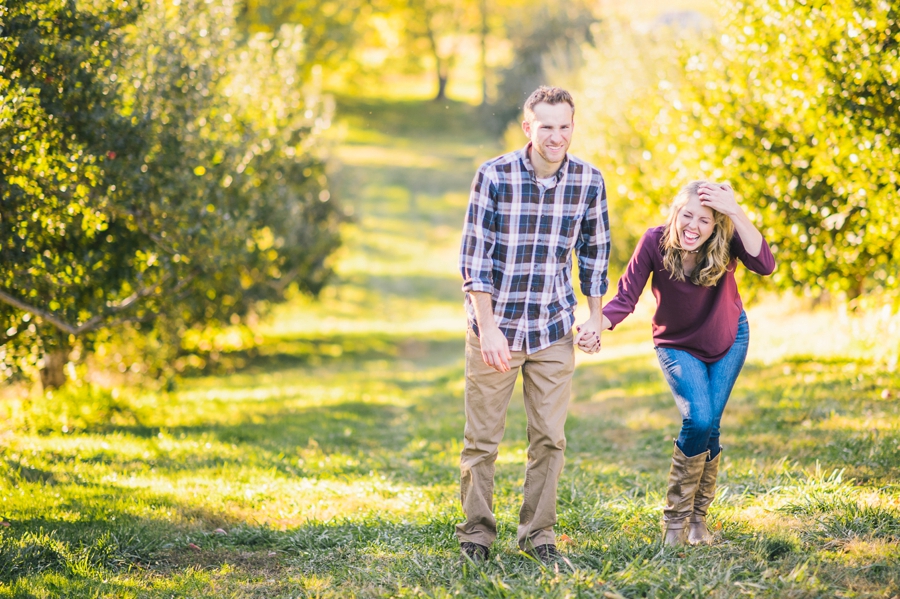 Brandon & Sam | Hartlands Orchard + Sky Meadows Park, Virginia Engagement Photographer