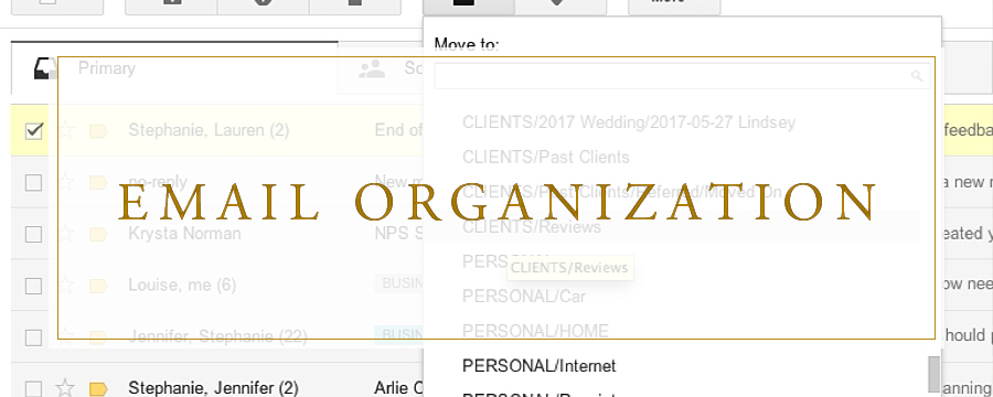 Organizing Emails | Personal and Business Labeling