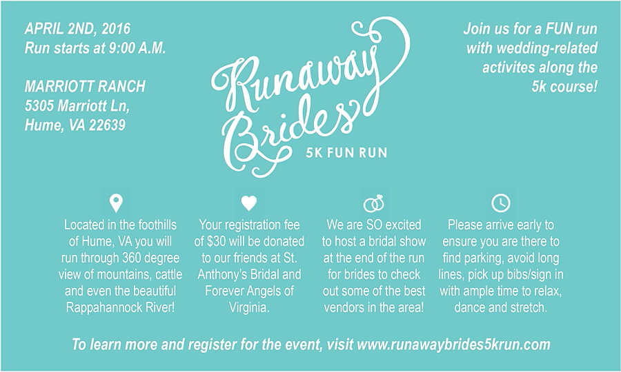 Runaway Brides 5k Fun Run