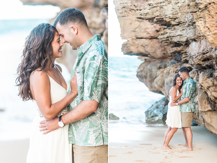 Chris and Natalie | Oahu, Hawaii Beach Couples Portrait Photographer