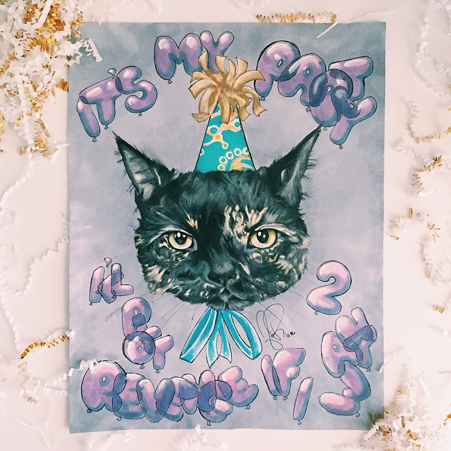 Pixie the Kitty Drawing