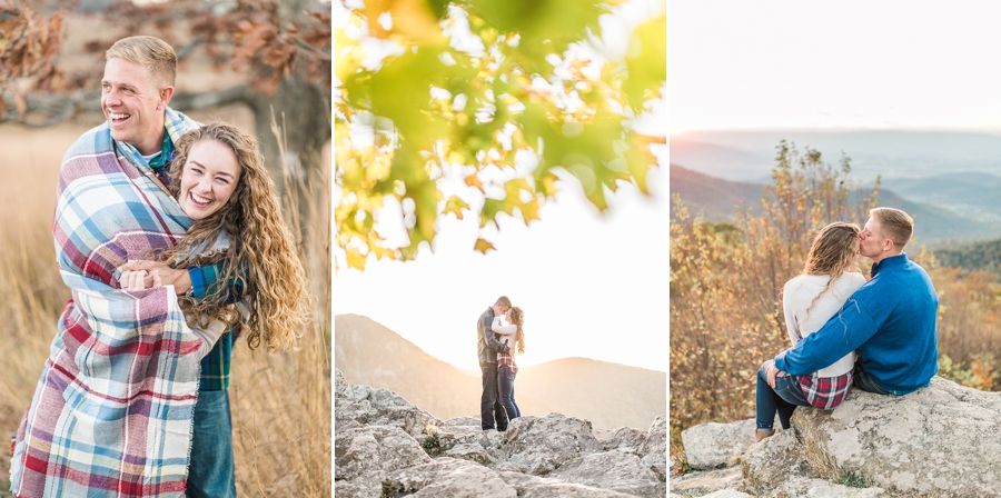 Joel & Jessica | Syria, Virginia Skyline Drive Mountain Fall Engagement Photographer