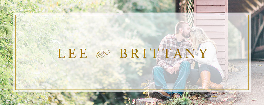 Lee & Brittany | Meems Bottom Covered Bridge, Woodstock, Virginia Fall Engagement Photographer