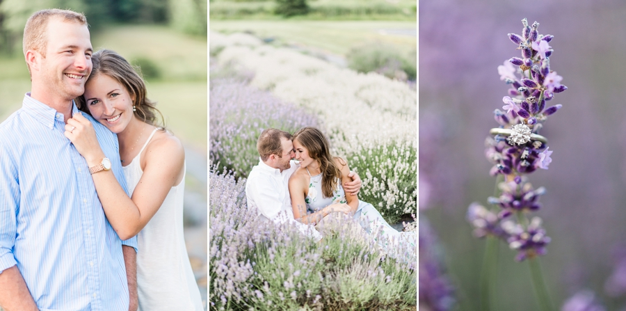 Travis & Amy | Soleado Lavender Farm, Maryland Engagement Photographer