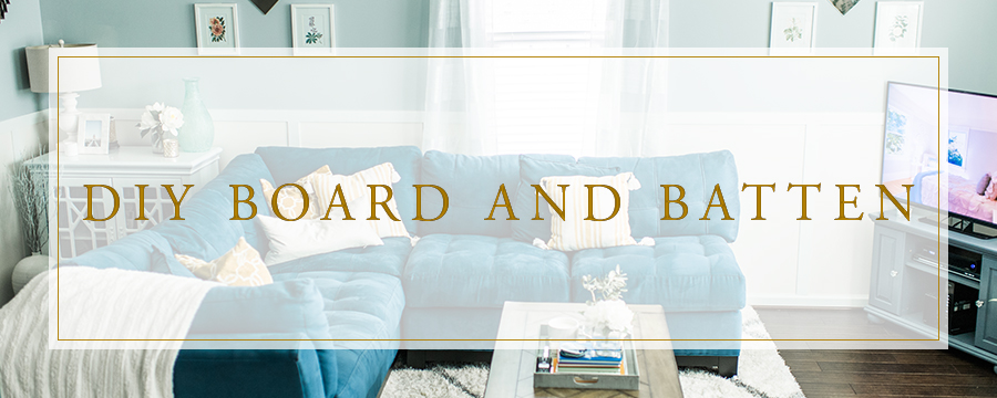 DIY Board and Batten Trim | Living Room, Dining Room and Office Space