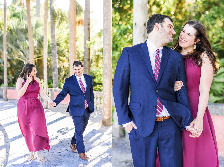 Anthony & Kathryn | Vizcaya Museum and Gardens, Miami, Florida Engagement Photographer