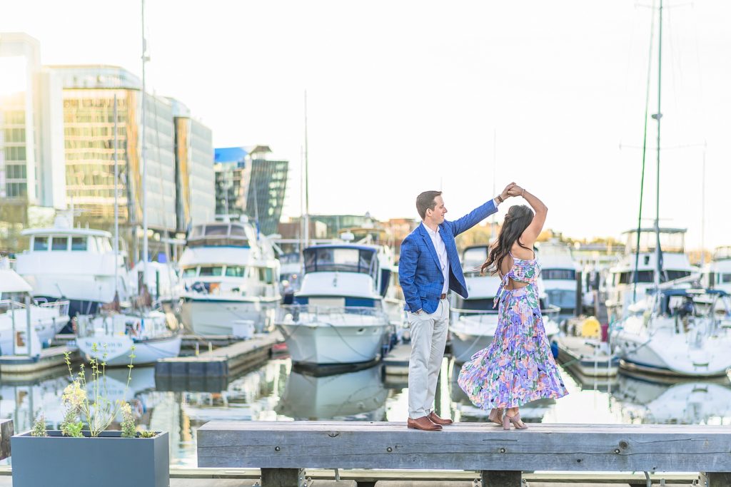 Tom & Jenn | District Wharf, DC Engagement Photographer