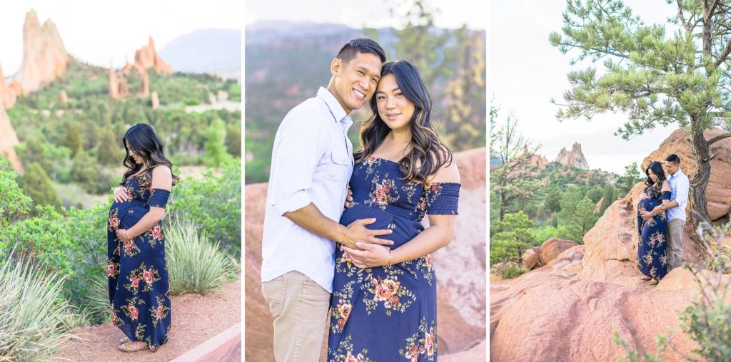 Chris & Rachael | Garden of the Gods, Colorado Maternity