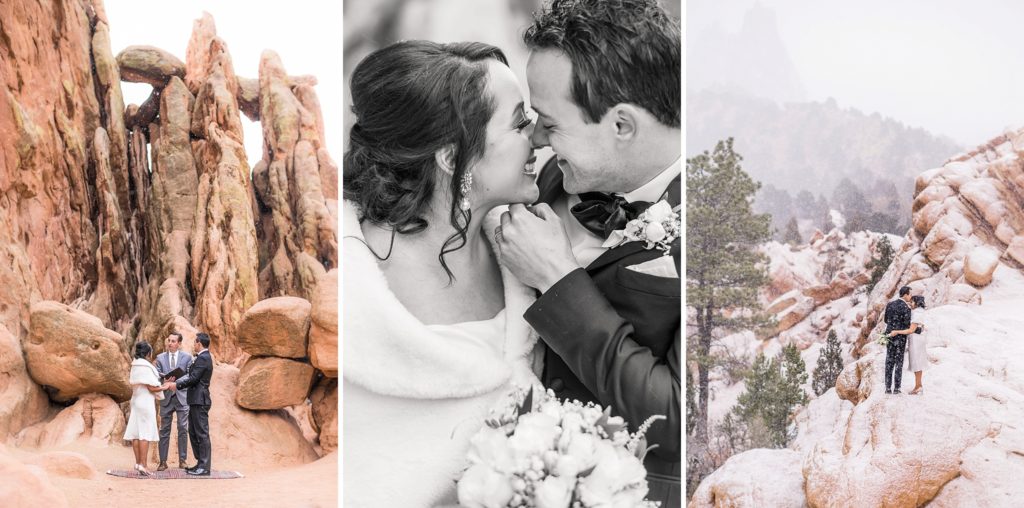 A Romantic Winter Elopement at The Broadmoor and the Garden of the Gods in Colorado Springs, Colorado