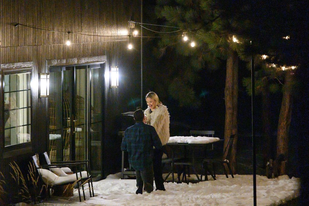 Lofthouse Colorado Springs Proposal surprise at midnight on New Year's Eve