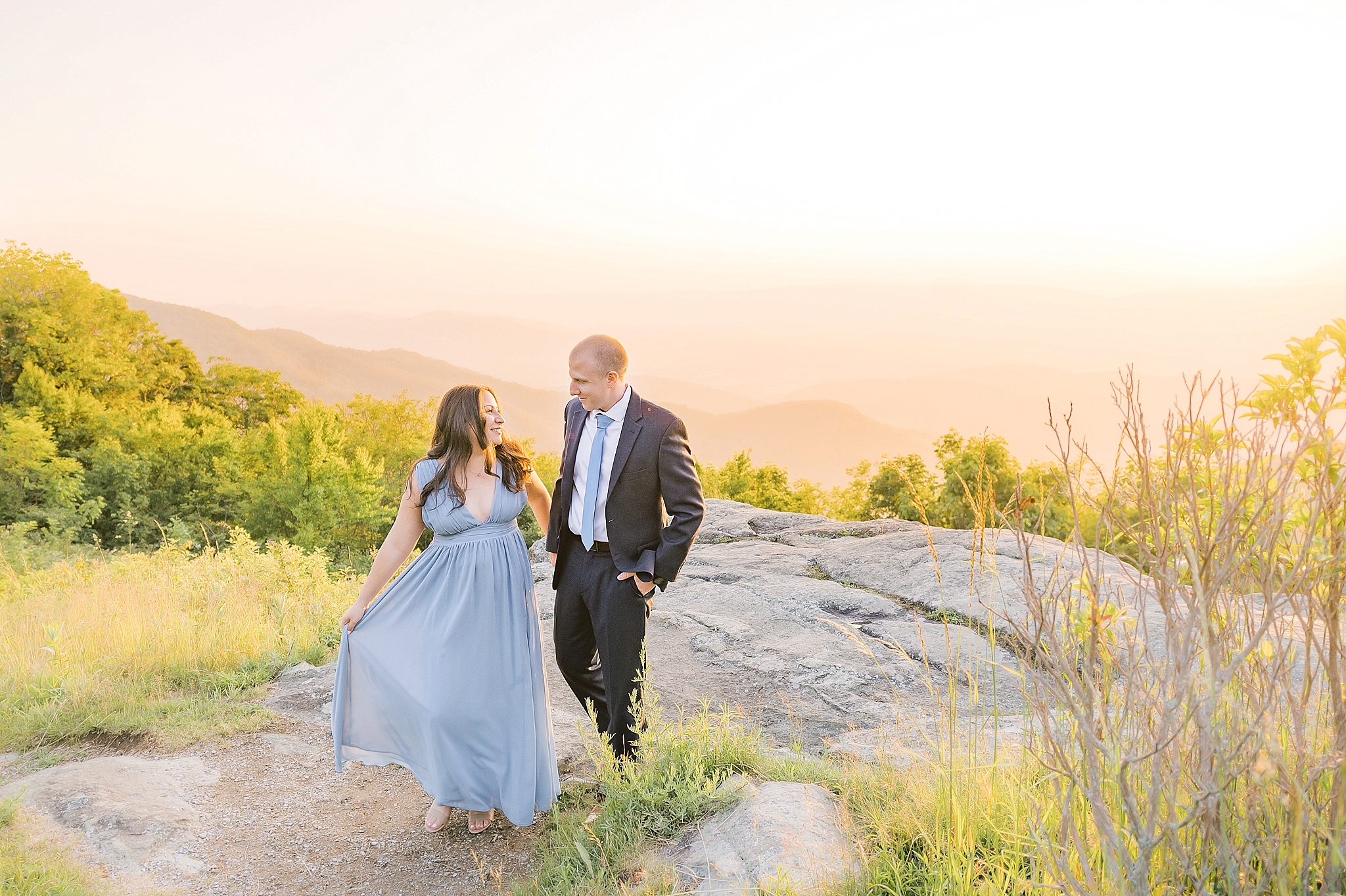 David & Michelle | Skyline Drive, Virginia Engagement