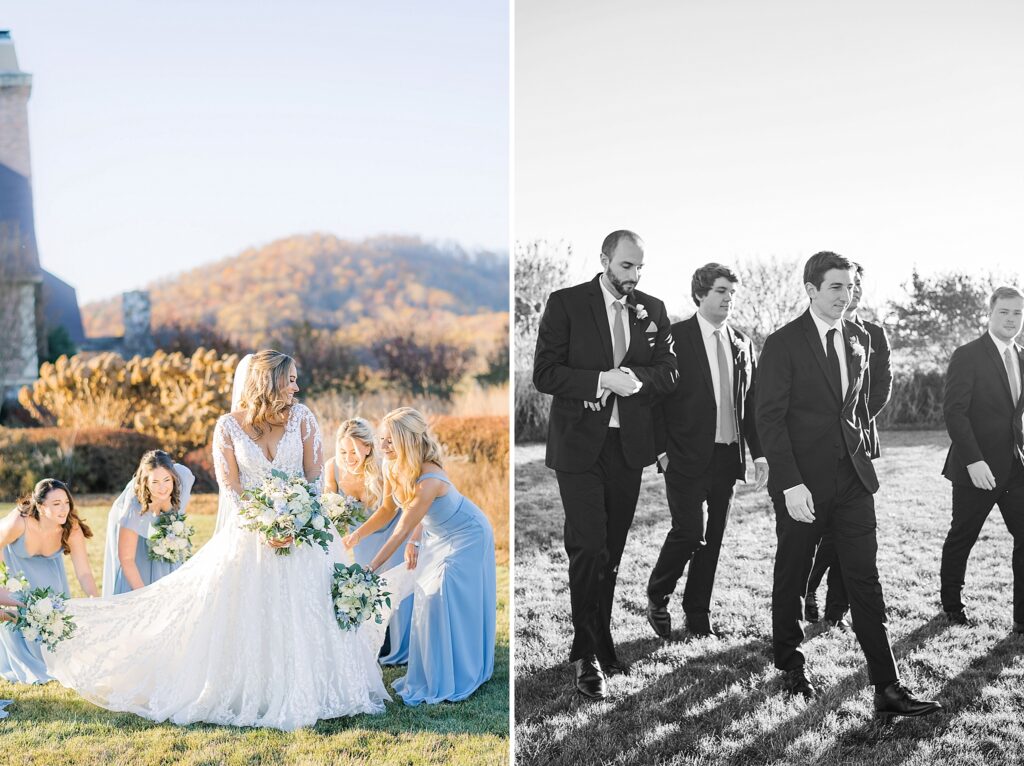 Early Mountain Vineyards Wedding | A Cozy November Celebration with Southern Charm