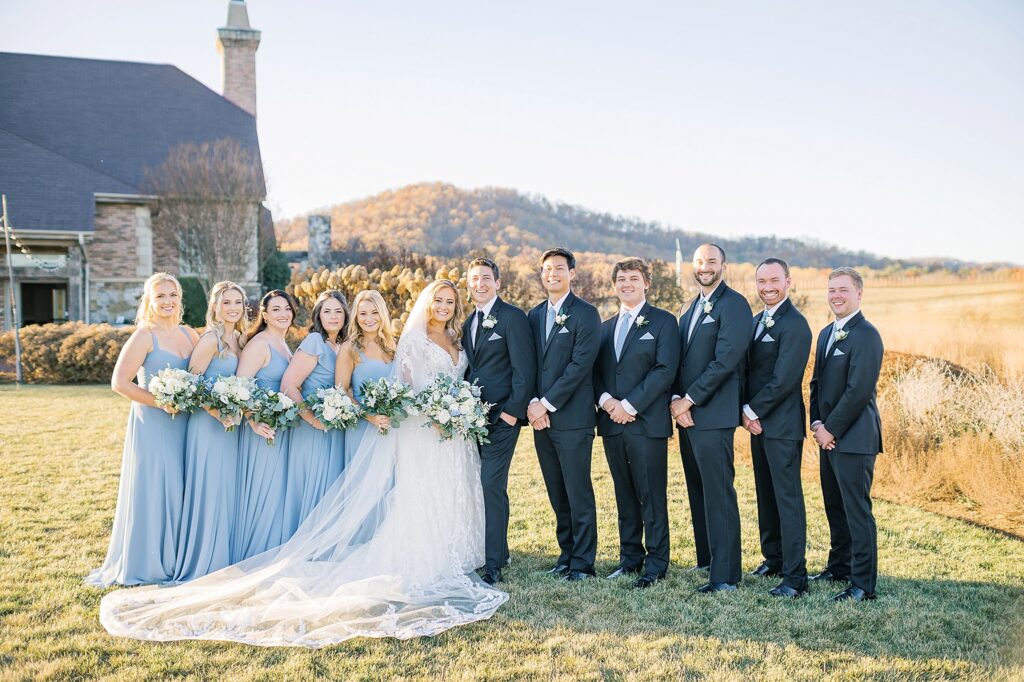 Early Mountain Vineyards Wedding | A Cozy November Celebration with Southern Charm