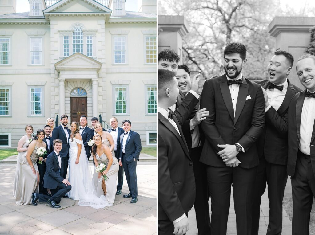 A Garden Inspired Wedding Party at Great Marsh Estate Wedding