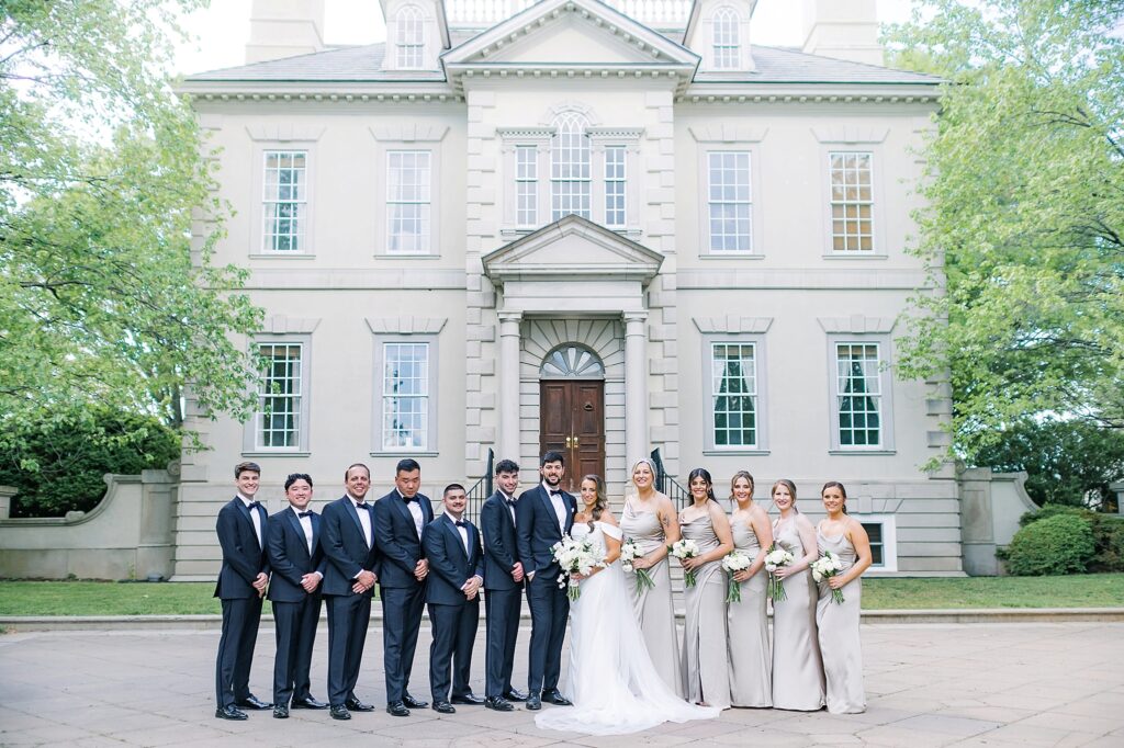 A Garden Inspired Wedding Party at Great Marsh Estate Wedding