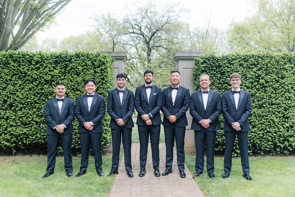 A Garden Inspired Wedding Party at Great Marsh Estate Wedding