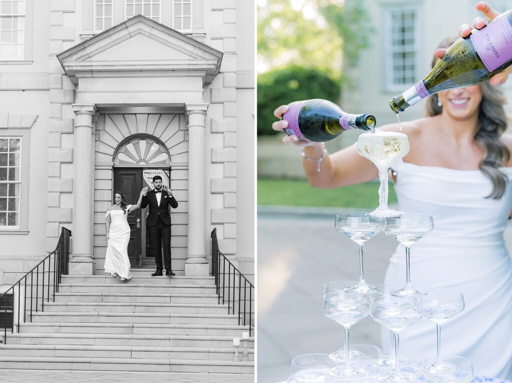 A Garden Inspired Wedding Party at Great Marsh Estate Wedding
