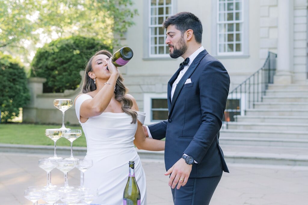 A Garden Inspired Wedding Party at Great Marsh Estate Wedding