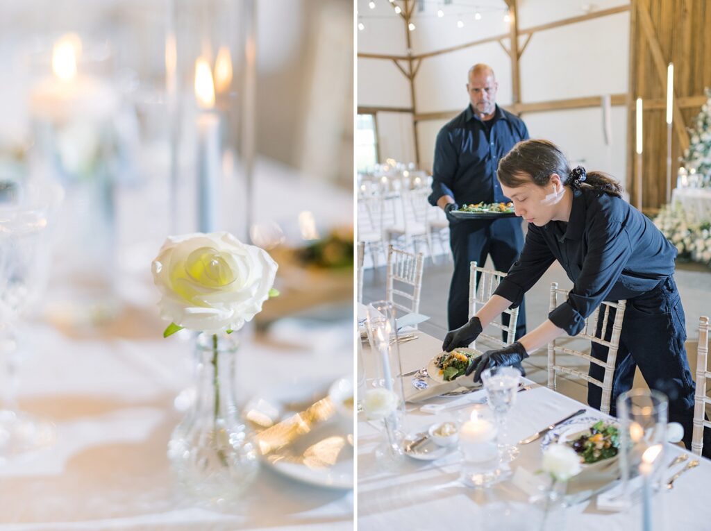 A Garden Inspired Wedding Party at Great Marsh Estate Wedding