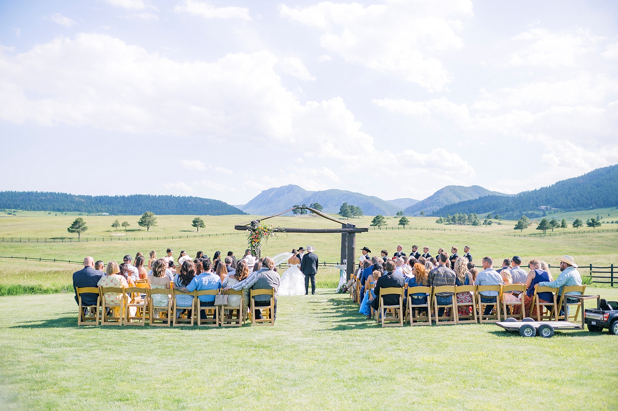 Spruce Mountain Ranch, Colorado Wedding