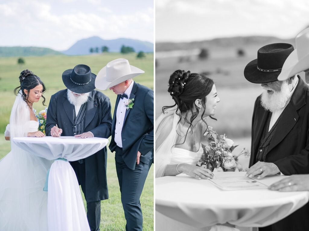 Spruce Mountain Ranch, Colorado Wedding