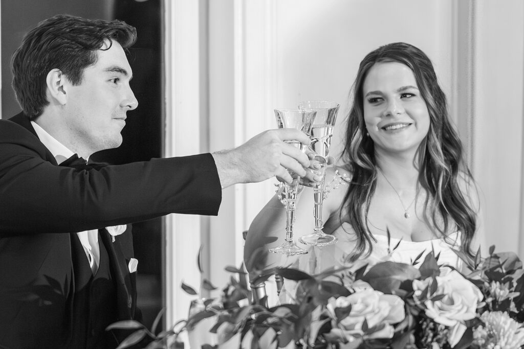 An Orange and Pink Fall Crosskeys Vineyards Virginia Wedding