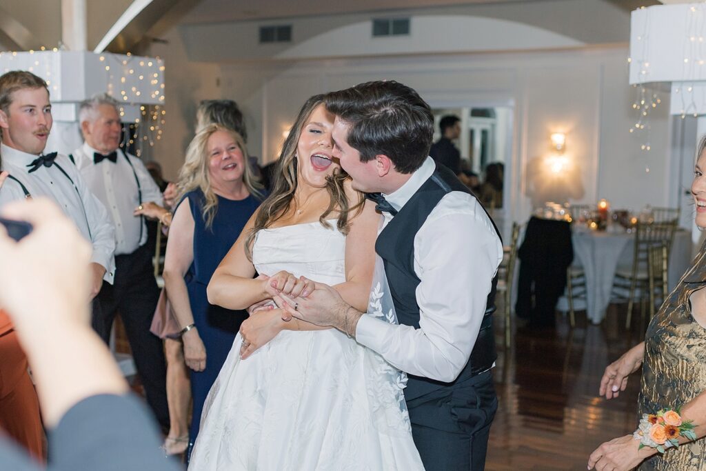 An Orange and Pink Fall Crosskeys Vineyards Virginia Wedding