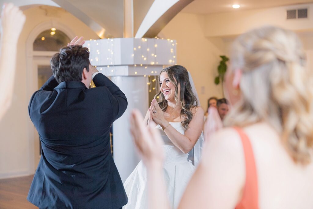 An Orange and Pink Fall Crosskeys Vineyards Virginia Wedding