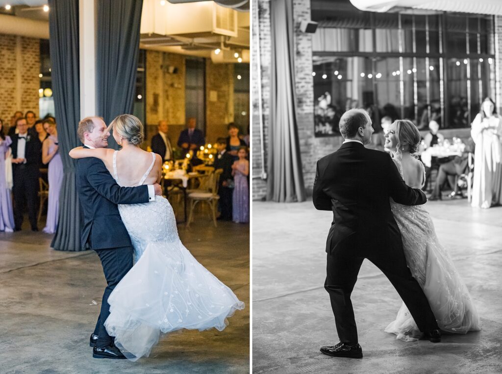 An Industrial Purple and Green Downtown Charlottesville Virginia Wedding