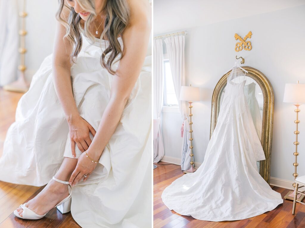 An Orange and Pink Fall Crosskeys Vineyards Virginia Wedding