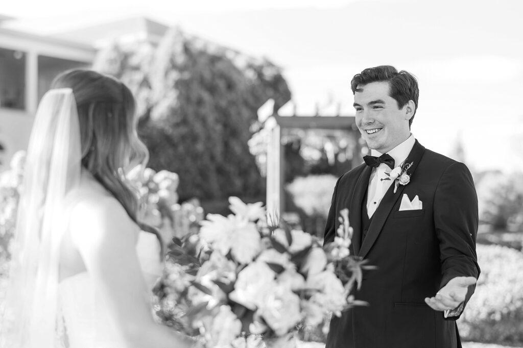 An Orange and Pink Fall Crosskeys Vineyards Virginia Wedding