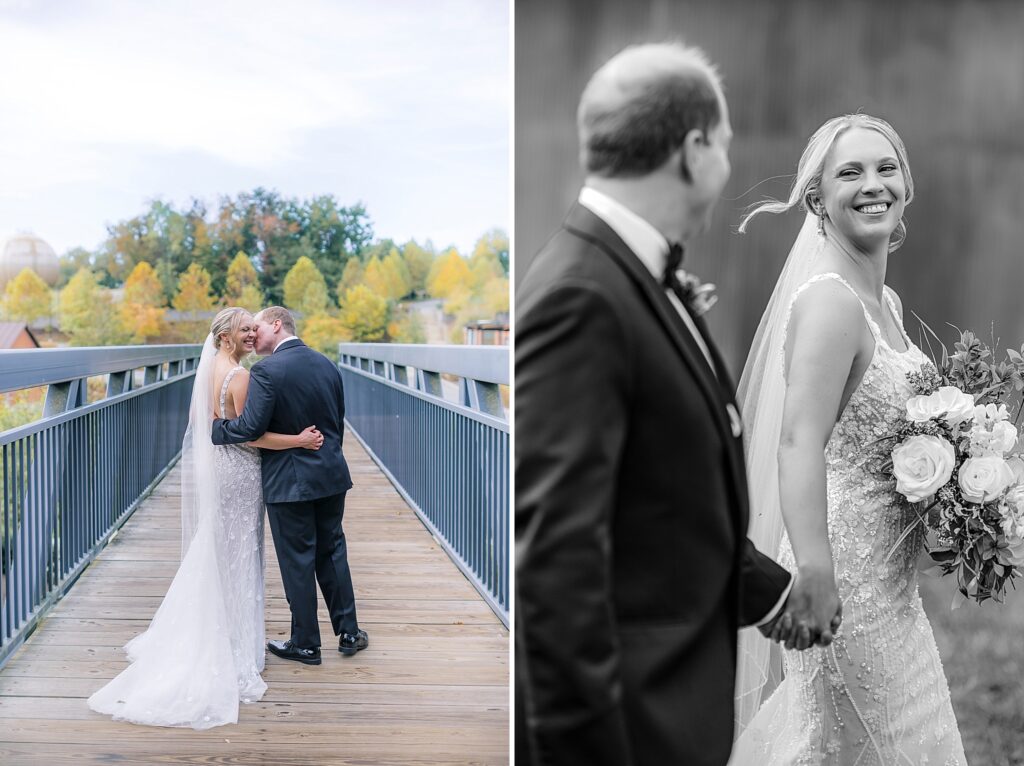 An Industrial Purple and Green Downtown Charlottesville Virginia Wedding