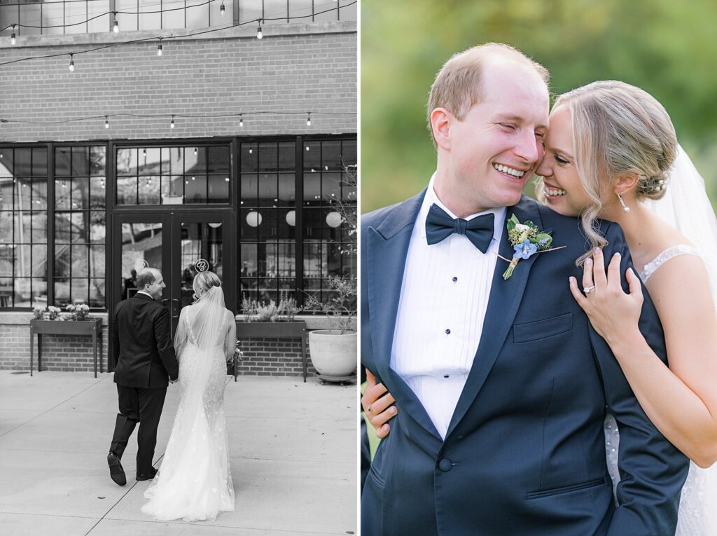 An Industrial Purple and Green Downtown Charlottesville Virginia Wedding