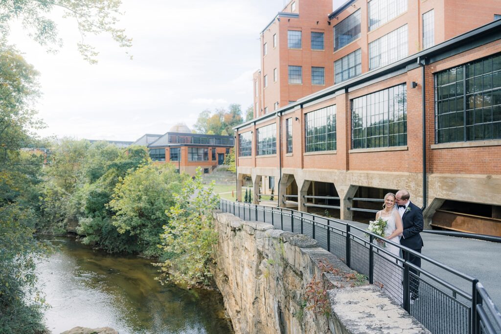 An Industrial Purple and Green Downtown Charlottesville Virginia Wedding