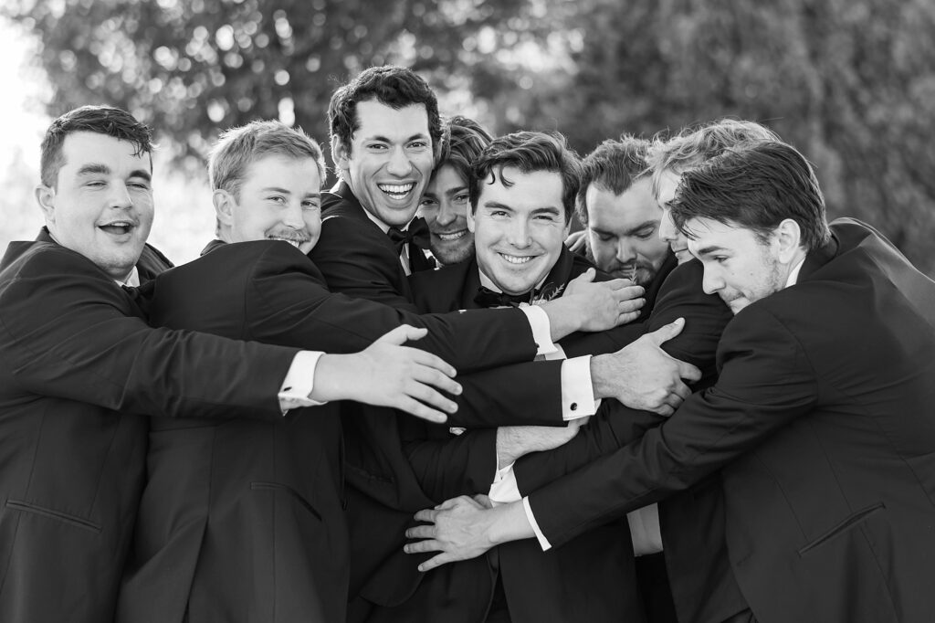 An Orange and Pink Fall Crosskeys Vineyards Virginia Wedding