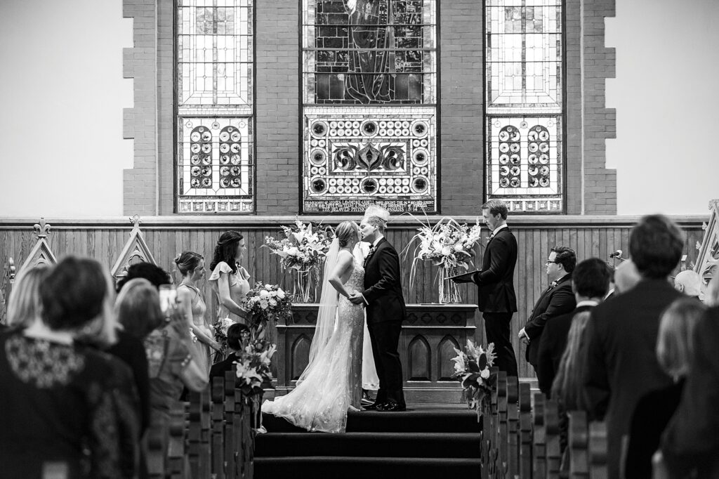 An Industrial Purple and Green Downtown Charlottesville Virginia Wedding