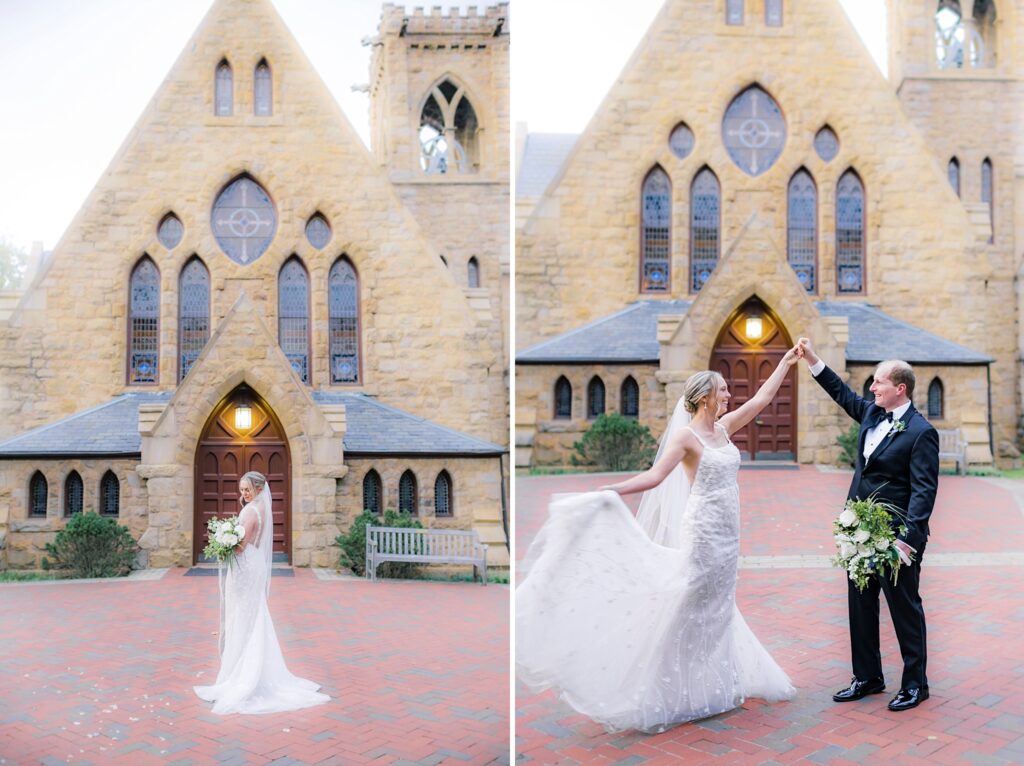 An Industrial Purple and Green Downtown Charlottesville Virginia Wedding