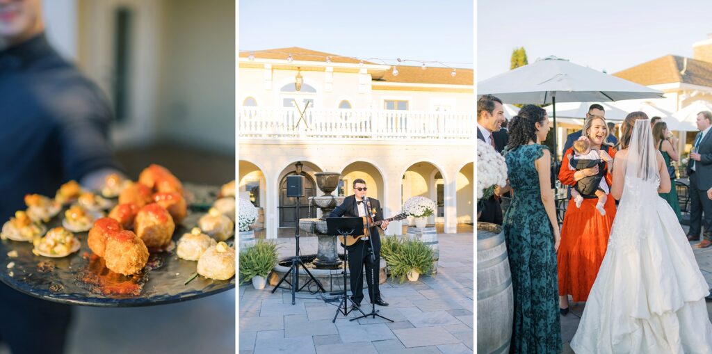 An Orange and Pink Fall Crosskeys Vineyards Virginia Wedding