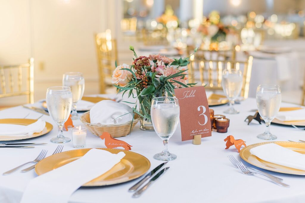 An Orange and Pink Fall Crosskeys Vineyards Virginia Wedding