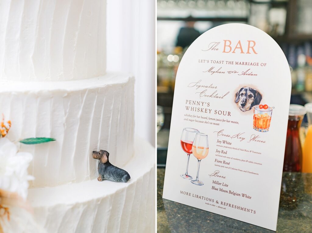 An Orange and Pink Fall Crosskeys Vineyards Virginia Wedding