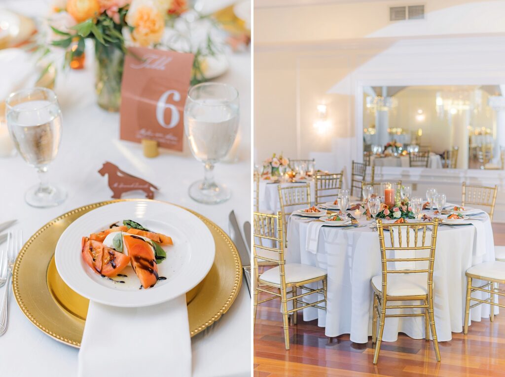 An Orange and Pink Fall Crosskeys Vineyards Virginia Wedding