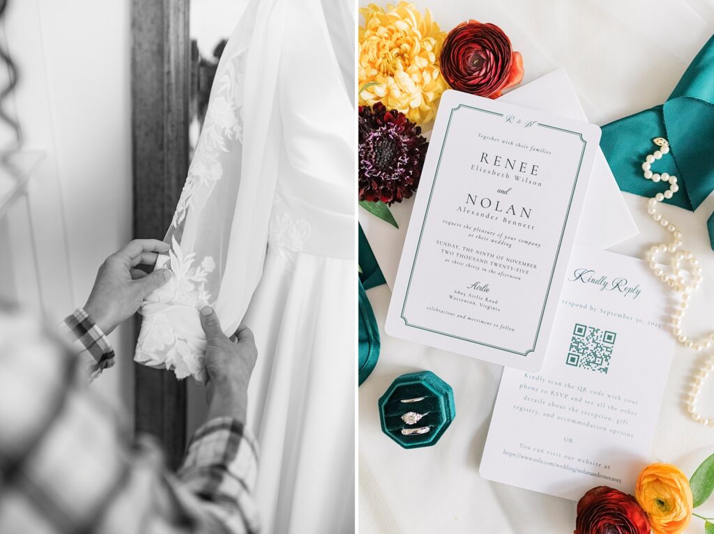 A Fall Colored Airlie Warrenton, Virginia Wedding