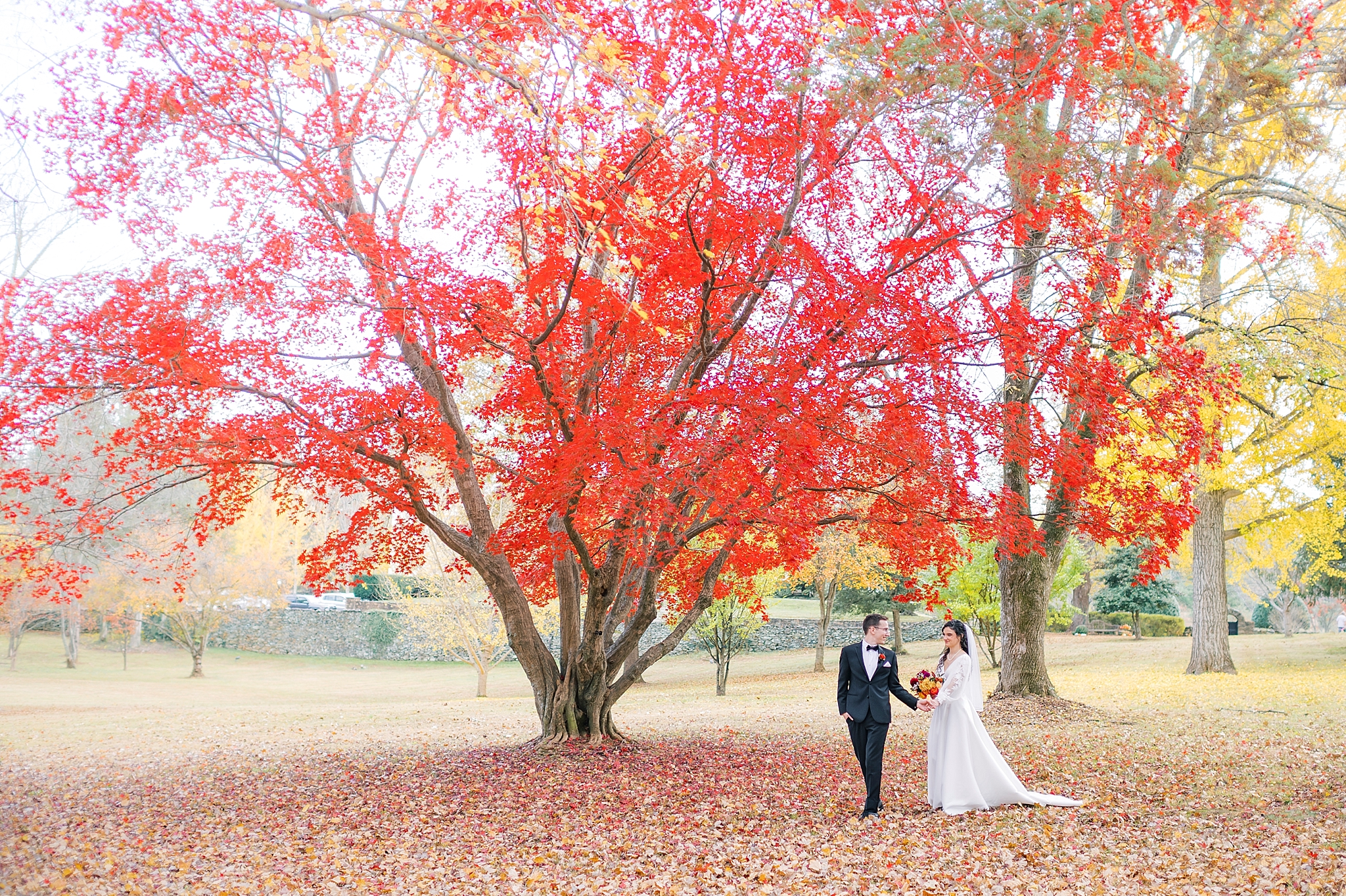 A Fall Colored Airlie Warrenton, Virginia Wedding
