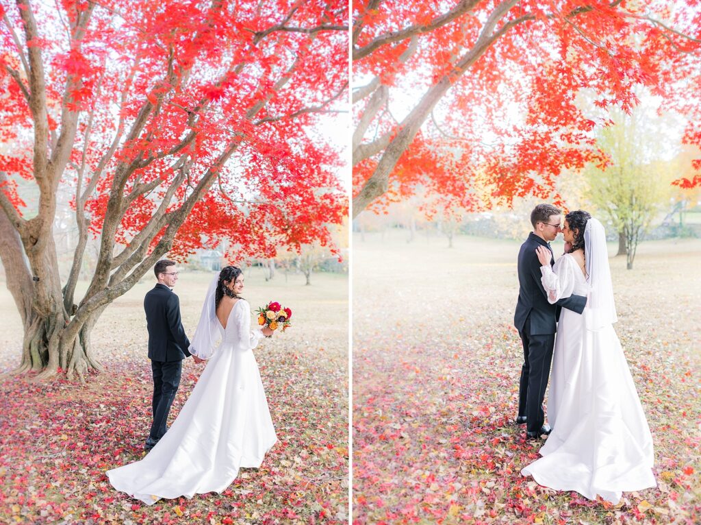A Fall Colored Airlie Warrenton, Virginia Wedding